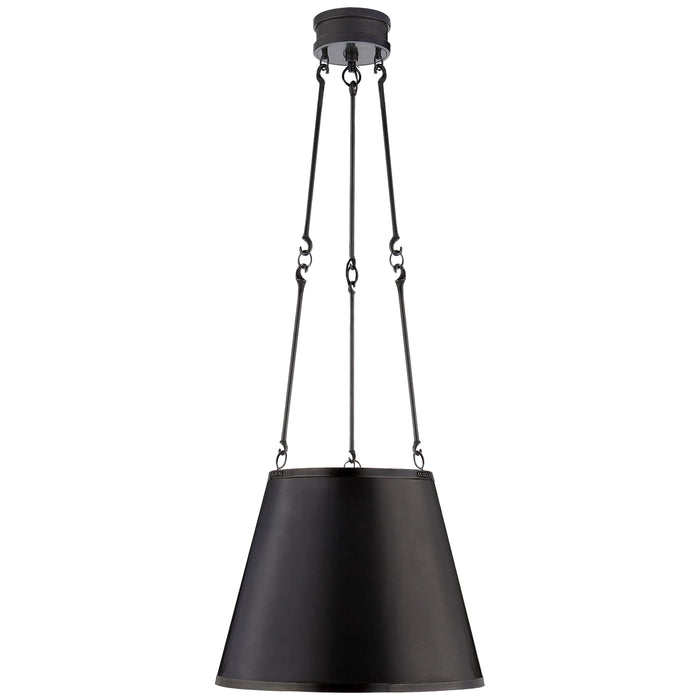 Visual Comfort Signature - AH 5210GM - Three Light Pendant - Lily - Gun Metal