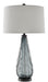 Currey and Company - 6000-0027 - One Light Table Lamp - Nightcap - Blue-Gray/Clear/Black