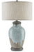 Currey and Company - 6000-0057 - One Light Table Lamp - Chatswood - Blue-Green/Gray/Hiroshi Gray