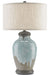 Currey and Company - 6000-0057 - One Light Table Lamp - Chatswood - Blue-Green/Gray/Hiroshi Gray