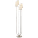 Visual Comfort Signature - ARN 1025BSL-L - Four Light Floor Lamp - Montreuil - Burnished Silver Leaf