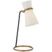 Visual Comfort Signature - ARN 3003BLK-L - One Light Table Lamp - Clarkson - Black and Brass