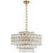 Visual Comfort Signature - ARN 5173G-CG - 12 Light Chandelier - Liscia - Gild