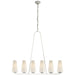 Visual Comfort Signature - ARN 5201PL-L - Six Light Chandelier - Fontaine - Plaster