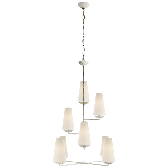 Visual Comfort Signature - ARN 5204PL-L - Eight Light Chandelier - Fontaine - Plaster