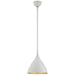 Visual Comfort Signature - ARN 5350PW - One Light Pendant - Agnes - Plaster White