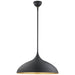 Visual Comfort Signature - ARN 5352MBK - One Light Pendant - Agnes - Matte Black