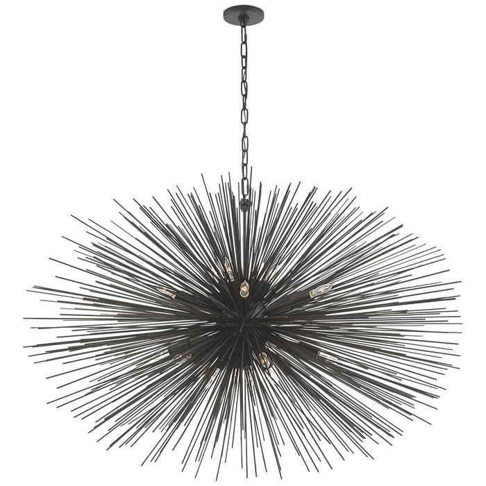 Visual Comfort Signature - KW 5075AI - 20 Light Chandelier - Strada - Aged Iron