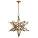 Visual Comfort Signature - CHC 5212GI-AM - One Light Lantern - Moravian Star - Gilded Iron