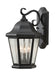 Generation Lighting. - OL5902BK - Three Light Outdoor Wall Lantern - Martinsville - Black