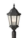 Generation Lighting. - OL5907BK - Three Light Outdoor Post Lantern - Martinsville - Black