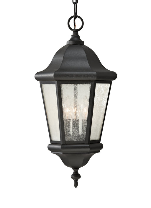 Generation Lighting. - OL5911BK - Three Light Outdoor Pendant - Martinsville - Black