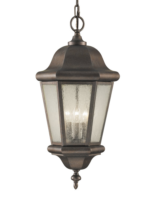 Generation Lighting. - OL5911CB - Three Light Outdoor Pendant - Martinsville - Corinthian Bronze