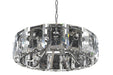 Kalco - 390452SL - Eight Light Pendant - Giada - Stainless Steel