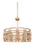 Kalco - 500651MG - Six Light Pendant - Metropolis - Modern Gold