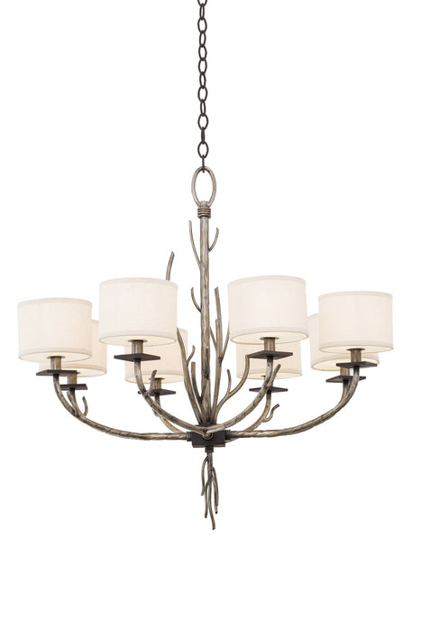 Kalco - 501051BJT - Eight Light Chandelier - Denali - Bronze Jewel Tone