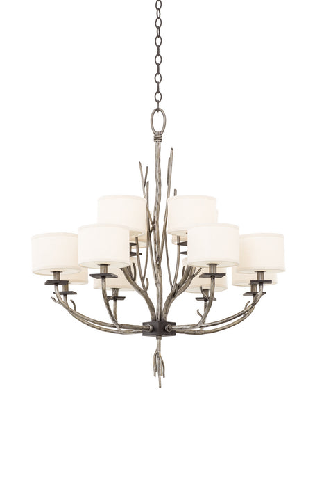 Kalco - 501052BJT - 12 Light Chandelier - Denali - Bronze Jewel Tone