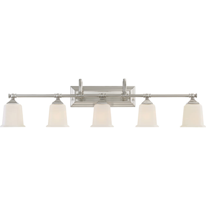 Quoizel - NL8605BN - Five Light Bath Fixture - Nicholas - Brushed Nickel