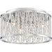 Quoizel - PCCC1614C - Four Light Flush Mount - Crystal Cove - Polished Chrome