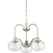 Quoizel - TRG5103BN - Three Light Chandelier - Trilogy - Brushed Nickel