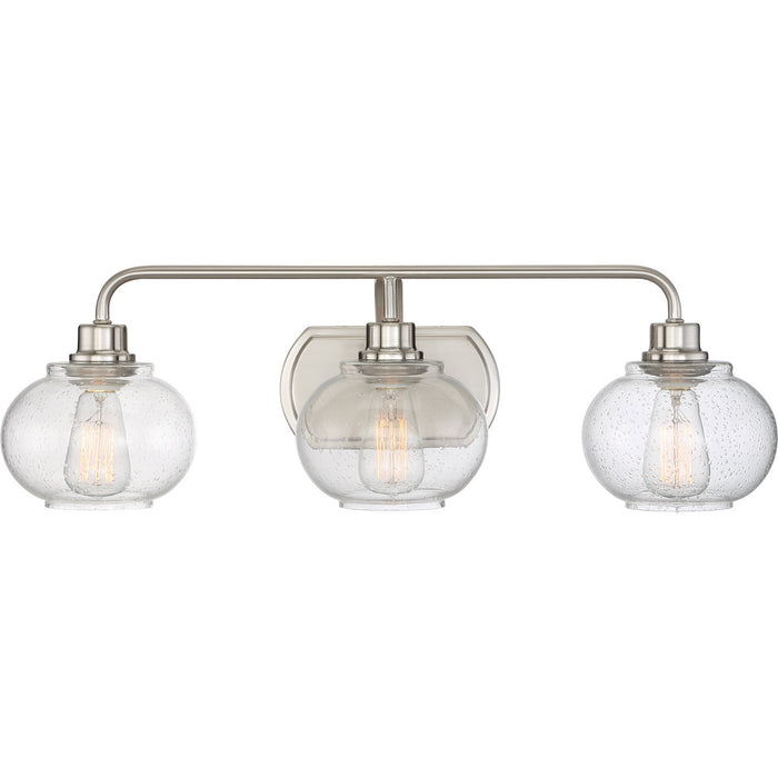 Quoizel - TRG8603BN - Three Light Bath Fixture - Trilogy - Brushed Nickel