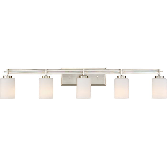 Quoizel - TY8605BN - Five Light Bath Fixture - Taylor - Brushed Nickel