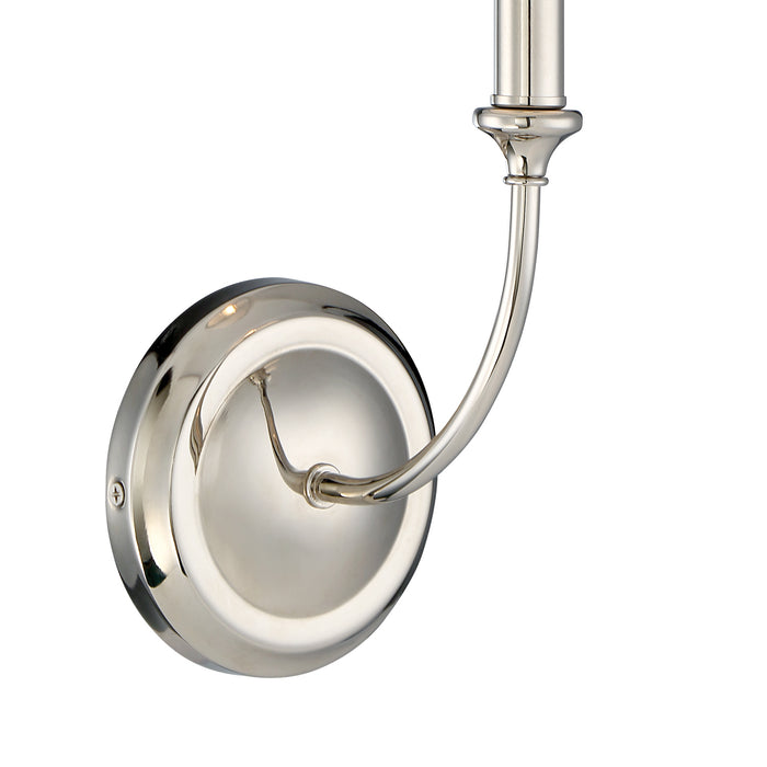 Crystorama - 2241-PN - One Light Wall Sconce - Sylvan - Polished Nickel