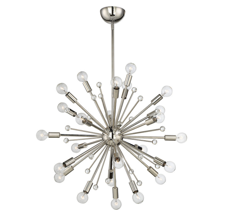 Savoy House - 7-6099-24-109 - 24 Light Chandelier - Galea - Polished Nickel