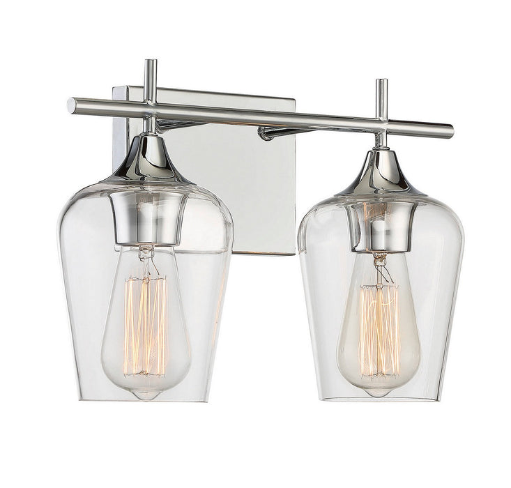 Savoy House - 8-4030-2-11 - Two Light Bath Bar - Octave - Polished Chrome