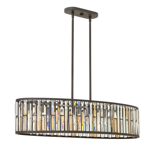 Fredrick Ramond - FR33738VBZ - LED Linear Chandelier - Gemma - Vintage Bronze