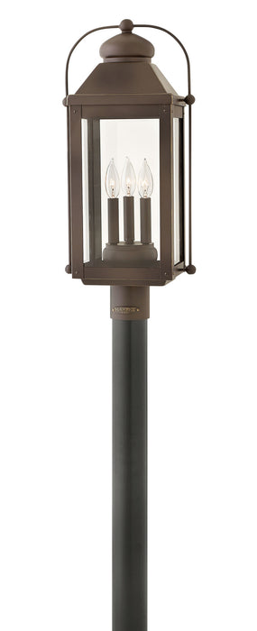 Hinkley - 1851LZ - LED Post Top/ Pier Mount - Anchorage - Light Oiled Bronze