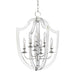 Hudson Valley - 6520-PN - Eight Light Pendant - Arietta - Polished Nickel