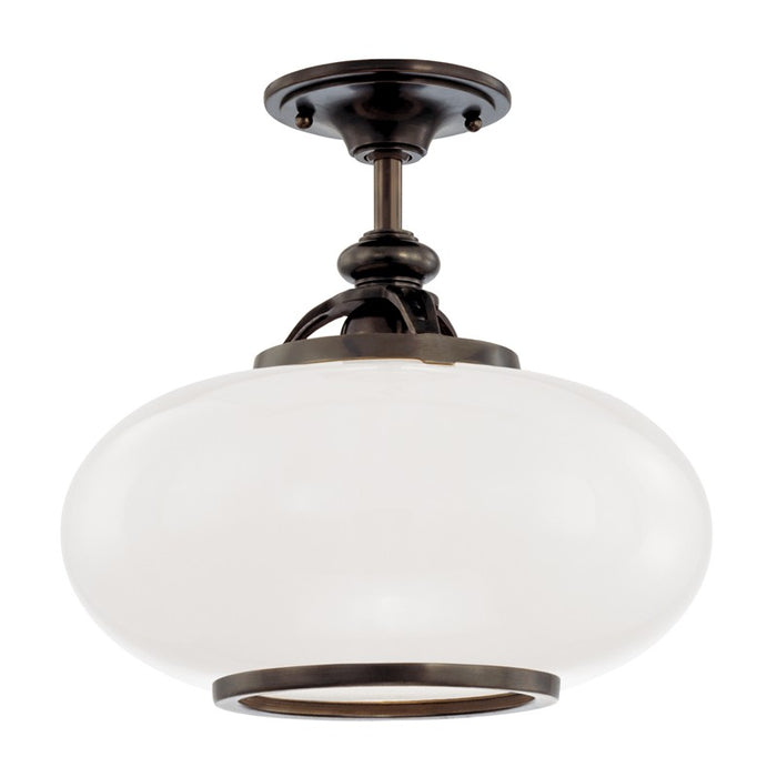 Hudson Valley - 9815F-OB - One Light Semi Flush Mount - Canton - Old Bronze