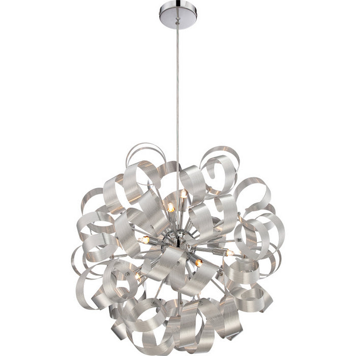 Quoizel - RBN2823MN - 12 Light Pendant - Ribbons - Millenia