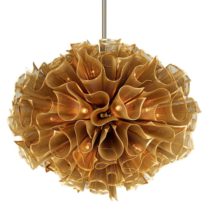 Corbett Lighting - 218-420-GL - 20 Light Chandelier - Pulse - Gold Leaf