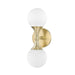 Hudson Valley - 3302-AGB - LED Wall Sconce - Astoria - Aged Brass