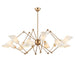 Hudson Valley - 5312-AGB - 12 Light Chandelier - Buckingham - Aged Brass