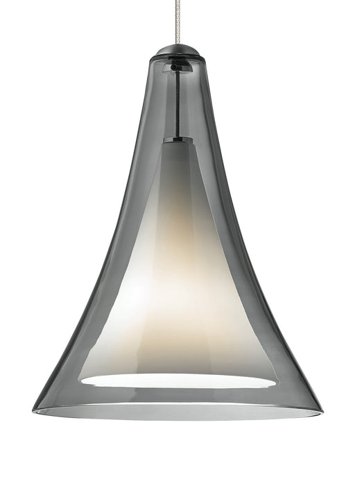 Visual Comfort Modern - 700MOMLPKS - One Light Pendant - Melrose - Satin Nickel