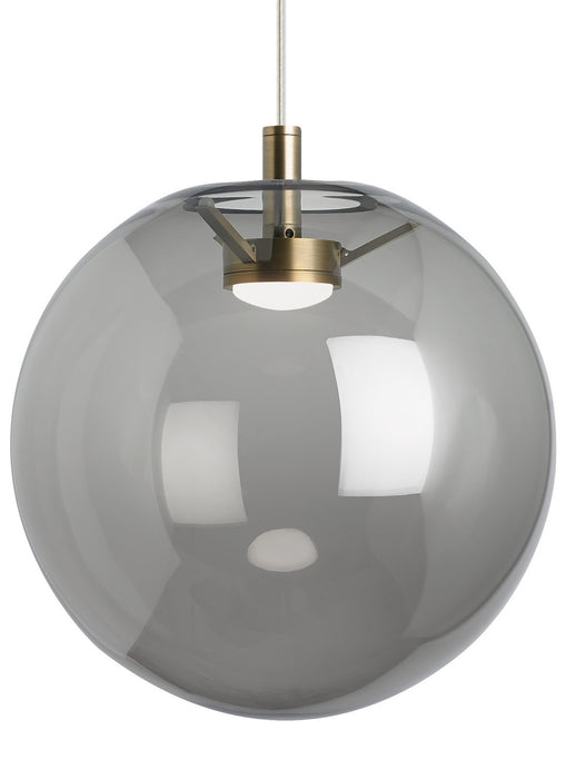 Visual Comfort Modern - 700TDPLNPKR-LEDWD - LED Pendant - Palona - Aged Brass