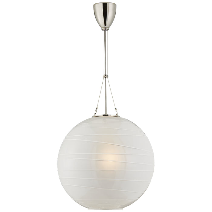 Visual Comfort Signature - AH 5015PN-FG - One Light Pendant - Hailey - Polished Nickel