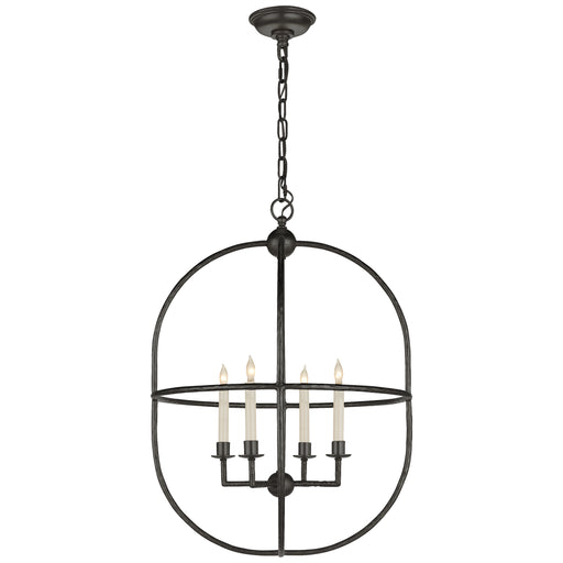 Visual Comfort Signature - CHC 2224AI - Four Light Lantern - Desmond Cage - Aged Iron