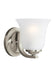 Generation Lighting. - 4139001-962 - One Light Wall / Bath Sconce - Emmons - Brushed Nickel