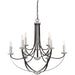 Quoizel - ANA5009K - Nine Light Chandelier - Alana - Mystic Black