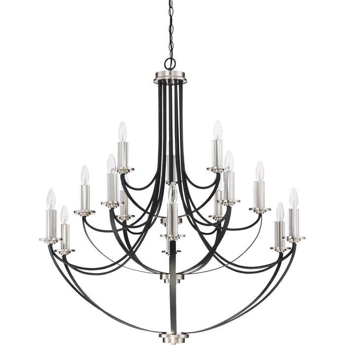 Quoizel - ANA5015K - 15 Light Chandelier - Alana - Mystic Black