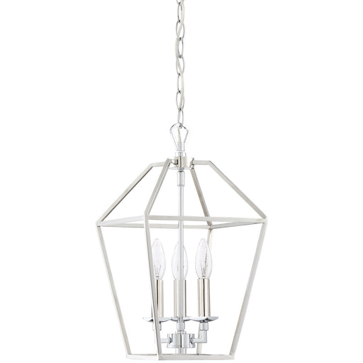 Quoizel - AVY5203PK - Three Light Foyer Pendant - Aviary - Polished Nickel