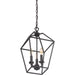 Quoizel - AVY5203PN - Three Light Foyer Pendant - Aviary - Palladian Bronze