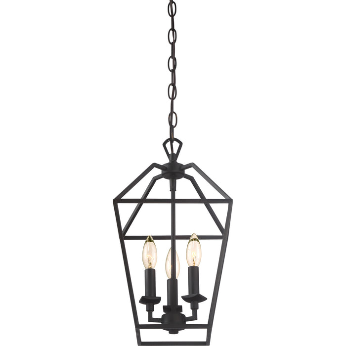 Quoizel - AVY5203PN - Three Light Foyer Pendant - Aviary - Palladian Bronze