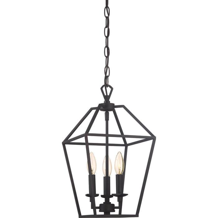 Quoizel - AVY5203PN - Three Light Foyer Pendant - Aviary - Palladian Bronze