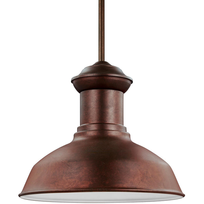 Generation Lighting. - 6247701EN3-44 - LED Outdoor Pendant - Fredricksburg - Weathered Copper