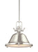 Generation Lighting. - 6514402EN3-962 - Two Light Pendant - Stone Street - Brushed Nickel